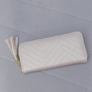 Stylish Long Women's Wallet with Zipper and Phone Pouch