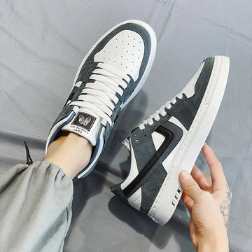 Men's Versatile White Sports Sneakers – Casual & All-Occasion