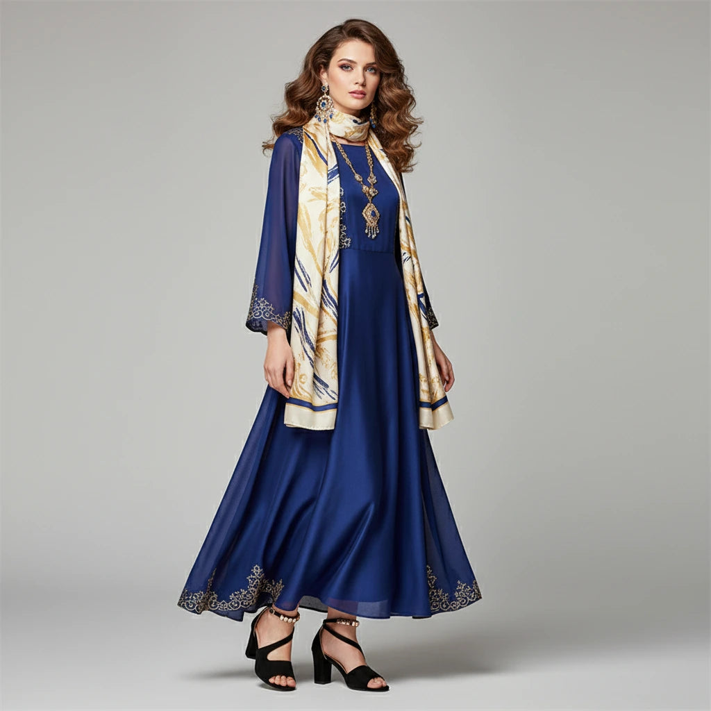 black sandal with block heel on a white background