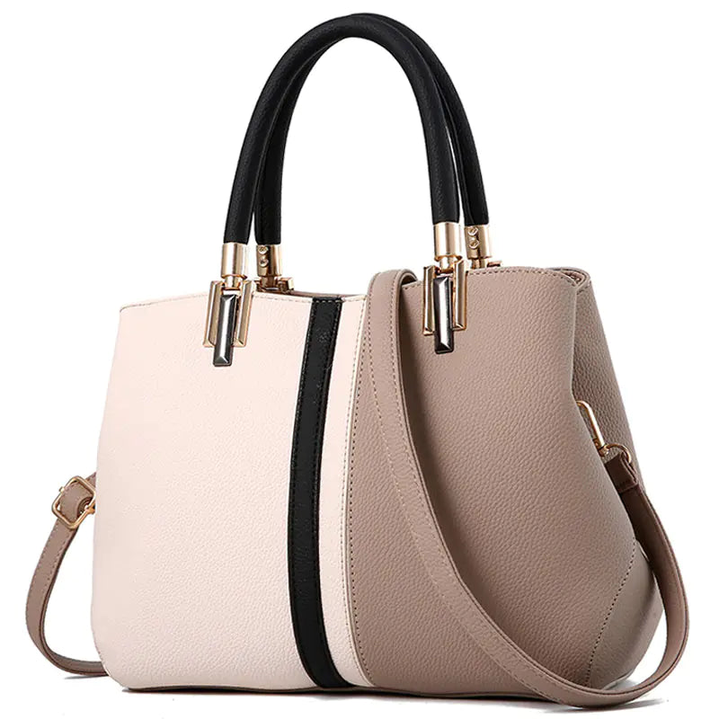 Women's Chic Color Block Tote - Everyday Style