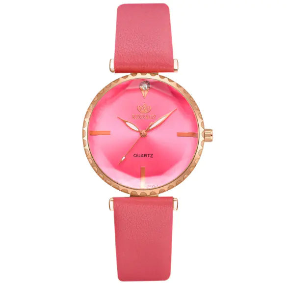 Women's Rhinestone Quartz Watch with Water Drop Dial