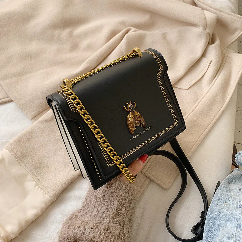 Women's Chain Strap Shoulder Bag, Small Crossbody Bag