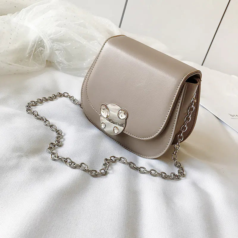 Fashionable Women's Saddle Bag - Shoulder Crossbody Bag