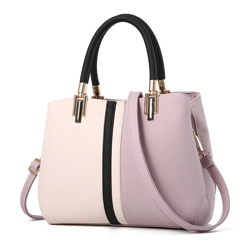 Women's Chic Color Block Tote - Everyday Style