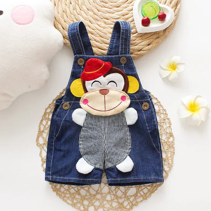 Kids' Denim Overalls and Shorts for Boys and Girls