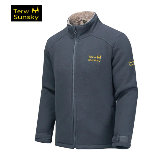 Men's Thick Fleece Jacket for Fall and Winter