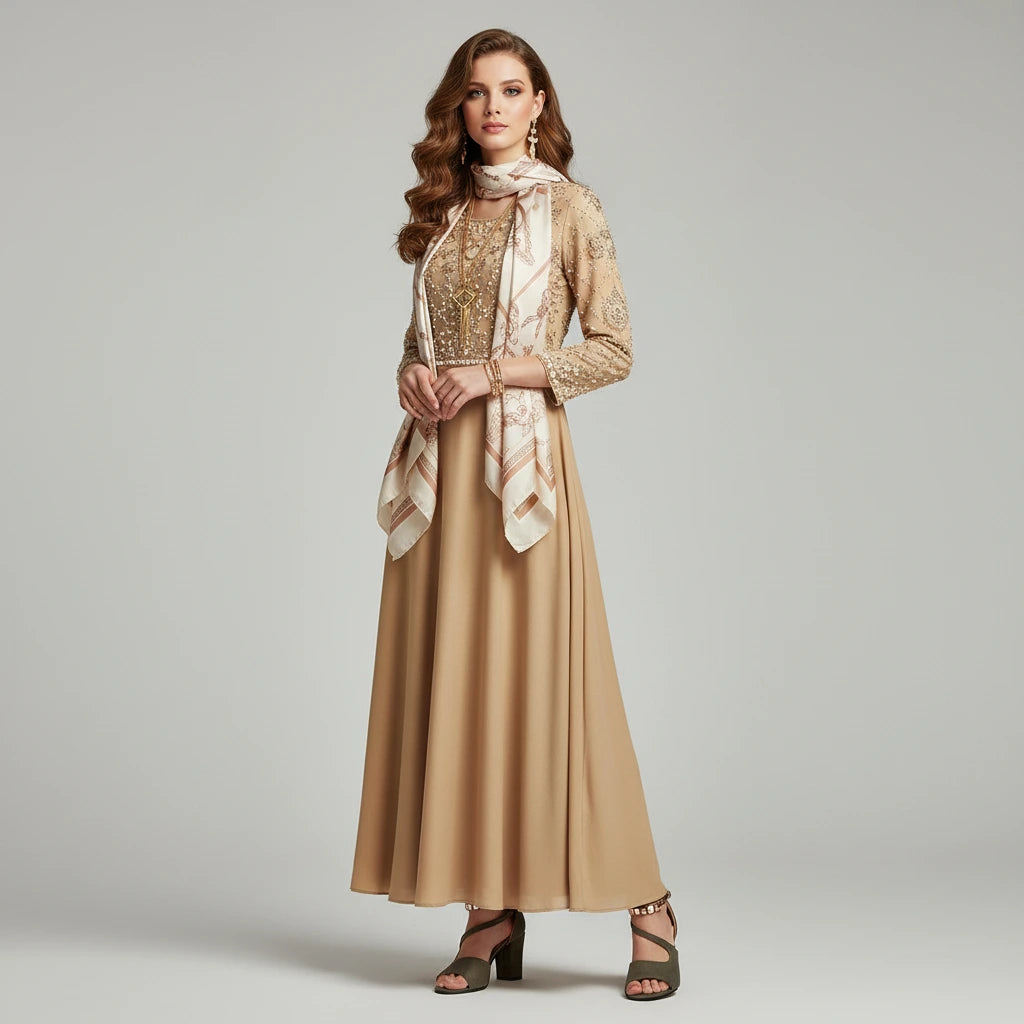 light green sandal with block heel on a white background