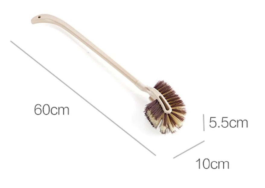 Imitation Wood Long Handle Toilet Brush Cleaner