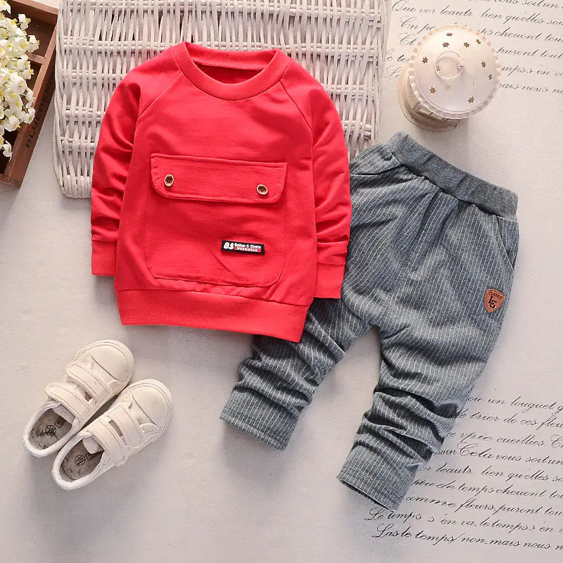 Spring Korean Style Baby Boys' Two-Piece Set