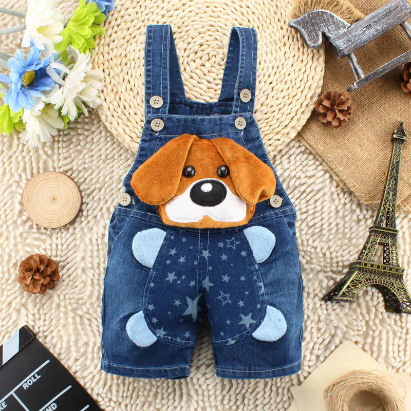Kids' Denim Overalls and Shorts for Boys and Girls