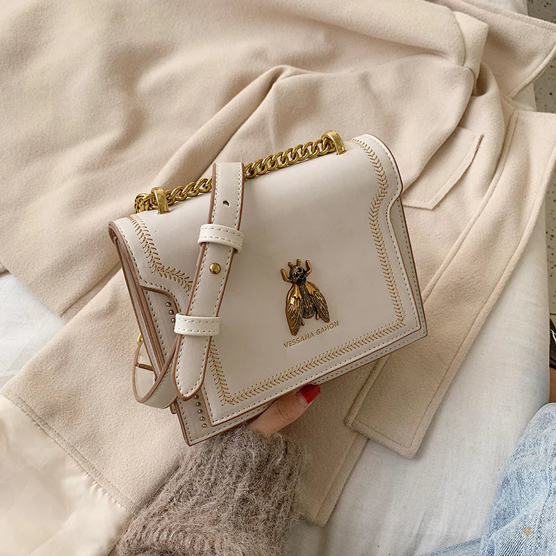 Women's Chain Strap Shoulder Bag, Small Crossbody Bag