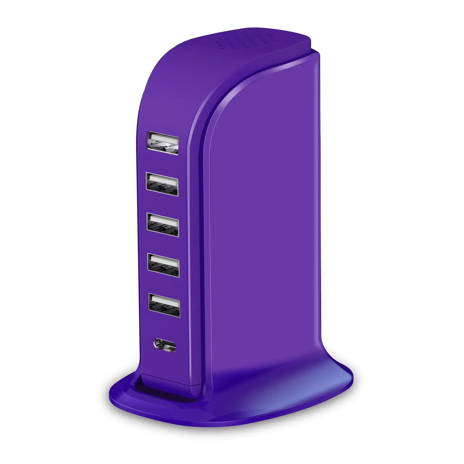 iPhone Charger Fast Charging Upoy Multi Device USB Charging Station 6 Ports USB Blocks Power Adapter 1 USB C + 5 USB A Ports Kawaii Electronics Accessories Essentials for Travel Vacation Home
