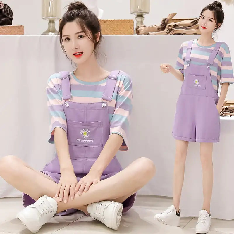Denim Overalls for Girls and Big Kids' Summer Wear
