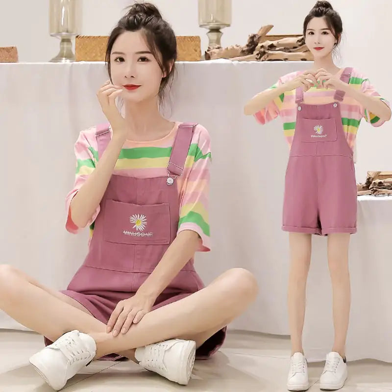 Denim Overalls for Girls and Big Kids' Summer Wear