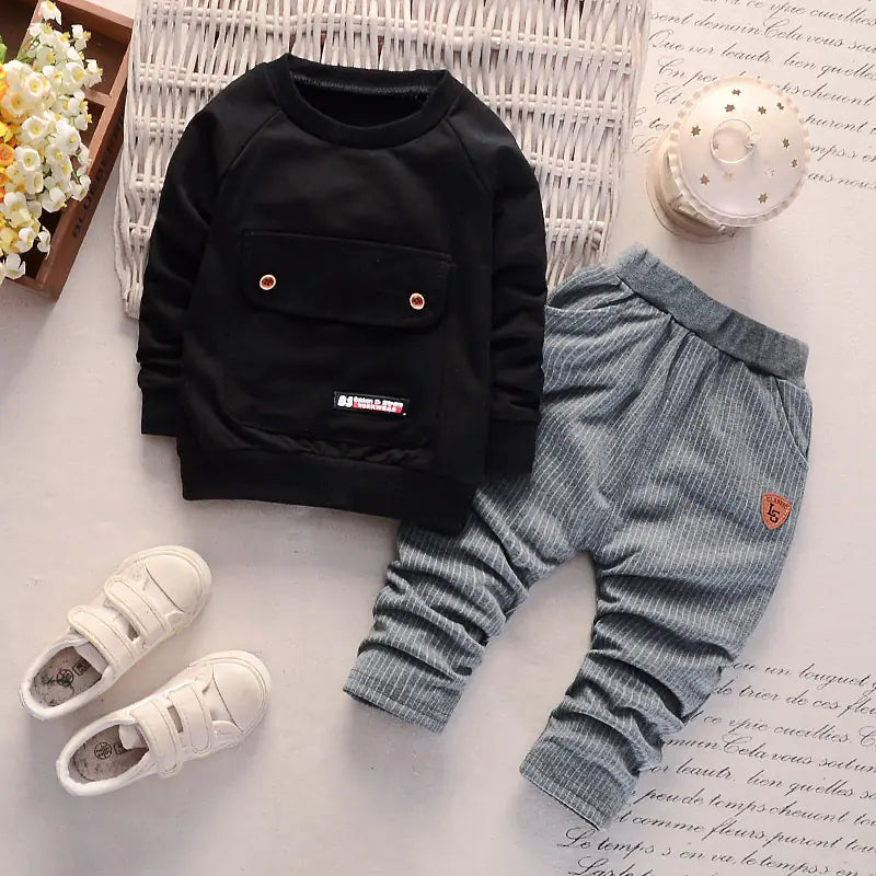 Spring Korean Style Baby Boys' Two-Piece Set