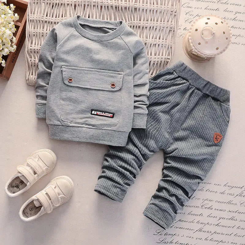 Spring Korean Style Baby Boys' Two-Piece Set