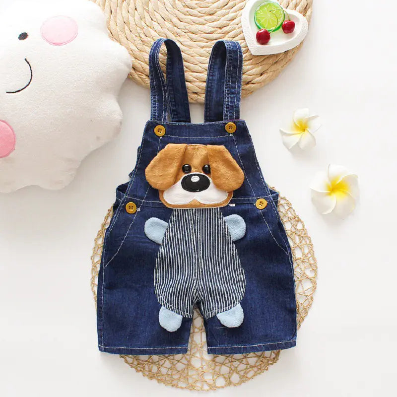 Kids' Denim Overalls and Shorts for Boys and Girls