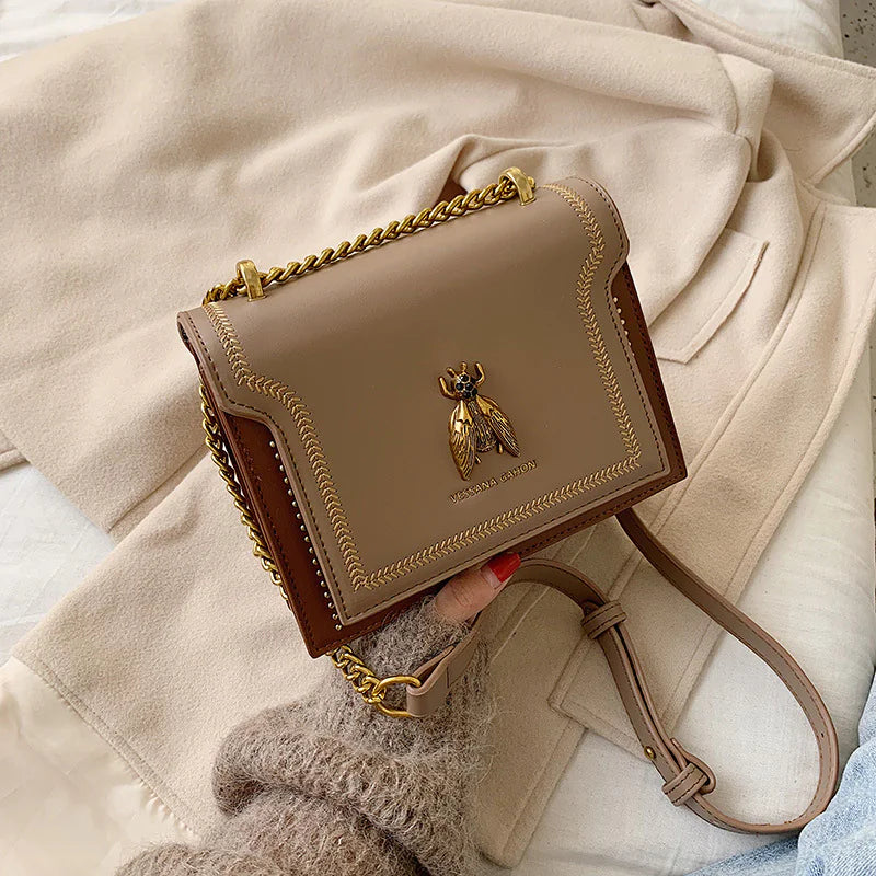 Women's Chain Strap Shoulder Bag, Small Crossbody Bag