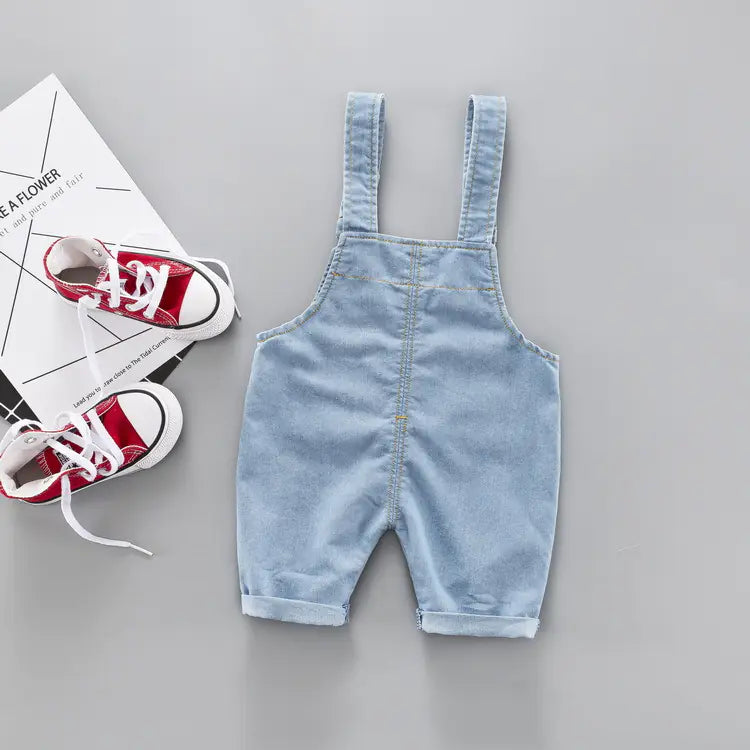 Summer Kids' Denim Overalls and Shorts for Boys and Girls