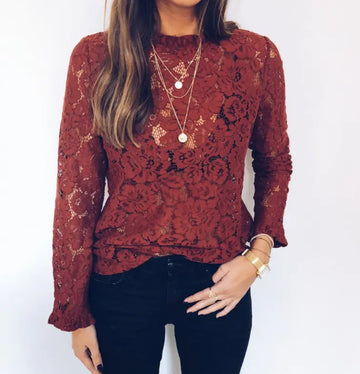 Sexy Sheer Lace Top for Women