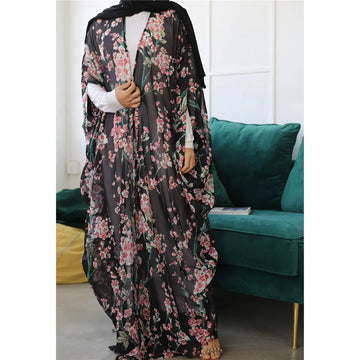 Slim Bat Sleeve Thin Robe for Girls