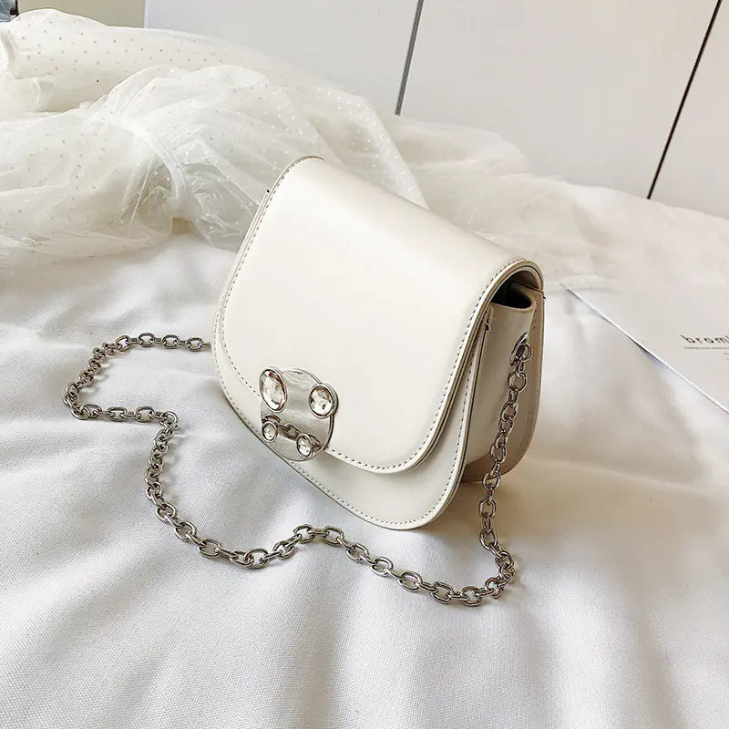 Fashionable Women's Saddle Bag - Shoulder Crossbody Bag