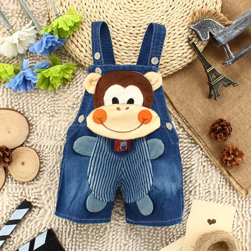 Kids' Denim Overalls and Shorts for Boys and Girls