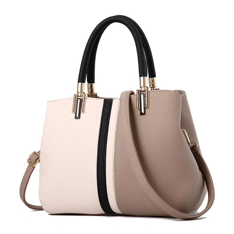 Women's Chic Color Block Tote - Everyday Style