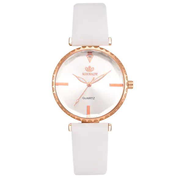 Women's Rhinestone Quartz Watch with Water Drop Dial