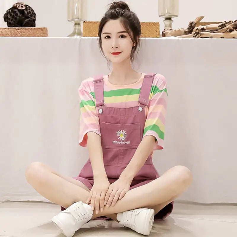 Denim Overalls for Girls and Big Kids' Summer Wear