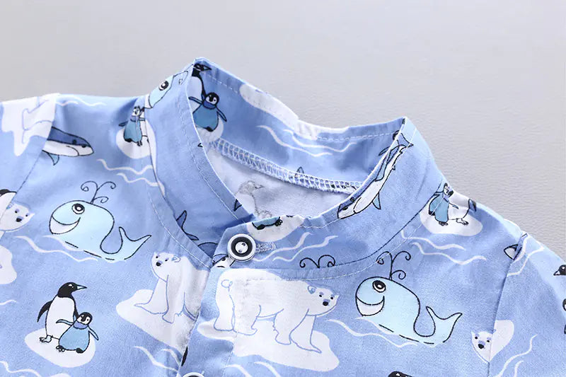 2020 Summer Korean Style Boys' Baby Clothing Set