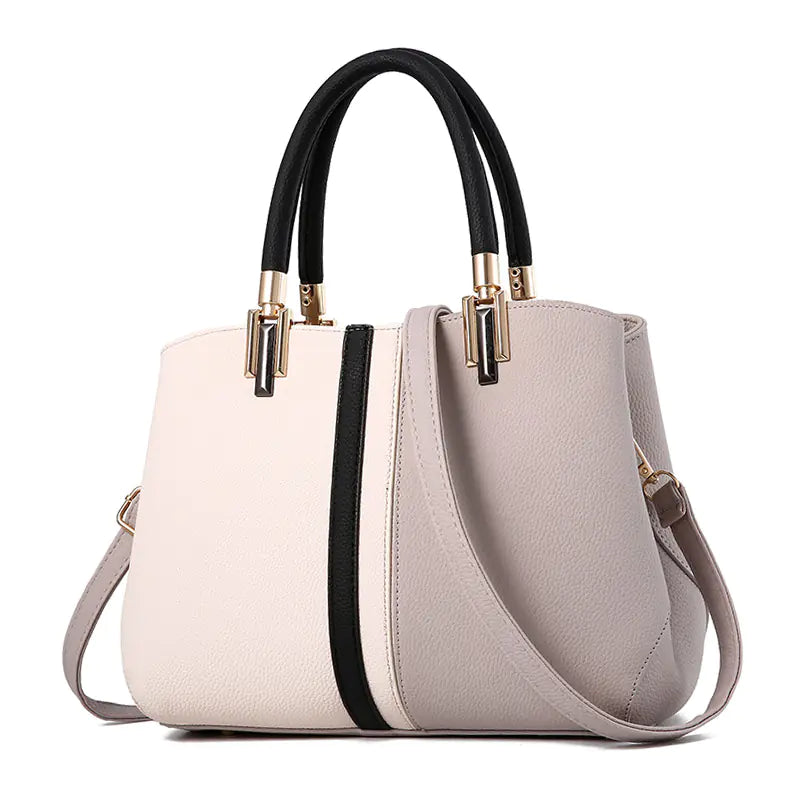 Women's Chic Color Block Tote - Everyday Style