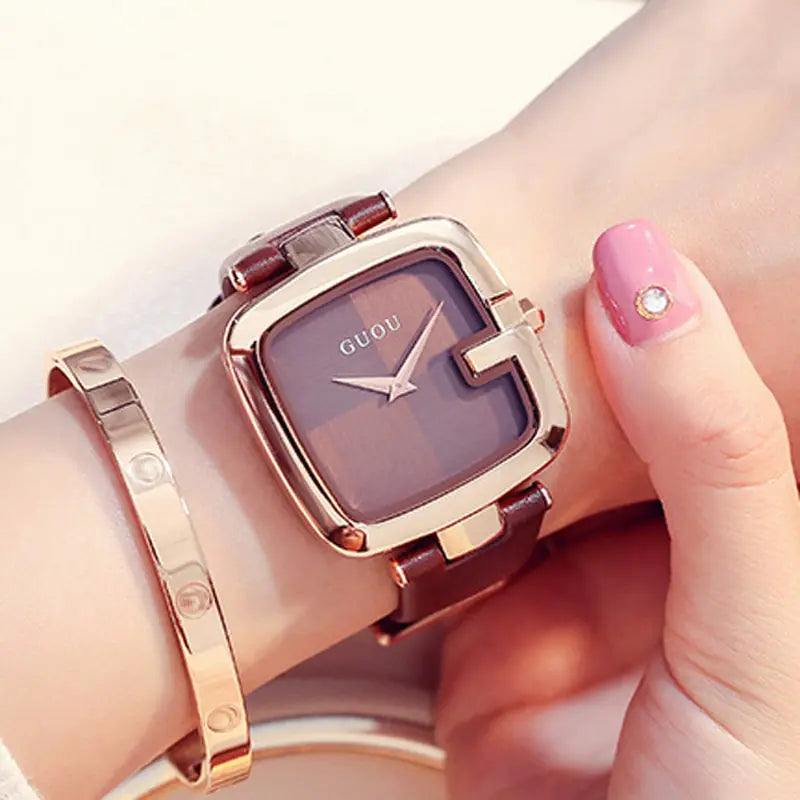 Chic Square Fashion Watch for Women