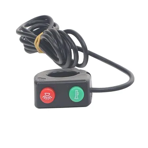 Electric Bicycle Light/ebike Light 12W 36V 48V with Horn Switch Waterproof Flashlight - immagine 15