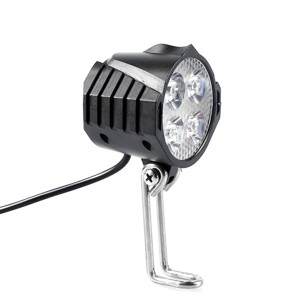 Electric Bicycle Light/ebike Light 12W 36V 48V with Horn Switch Waterproof Flashlight - immagine 10
