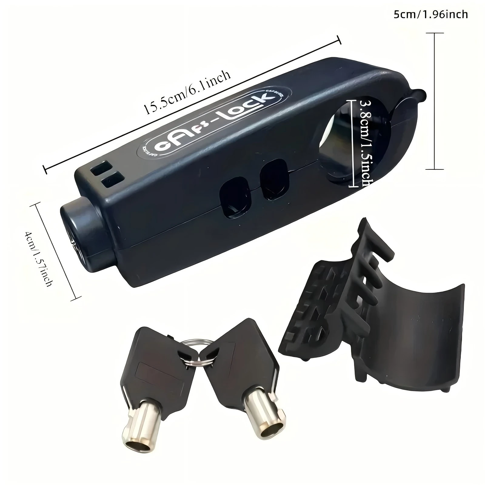 Bike Anti-Theft Lock Electric Bicycle Brake Handlebar Grip Lock Portable Prevent Theft Bike Motorcycle Locks Cycling Accessories - immagine 12