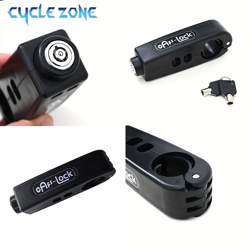 Bike Anti-Theft Lock Electric Bicycle Brake Handlebar Grip Lock Portable Prevent Theft Bike Motorcycle Locks Cycling Accessories - immagine 4