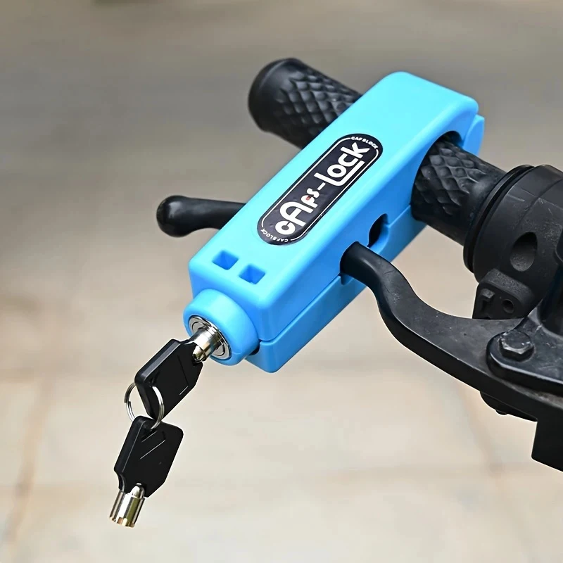 Bike Anti-Theft Lock Electric Bicycle Brake Handlebar Grip Lock Portable Prevent Theft Bike Motorcycle Locks Cycling Accessories - immagine 11