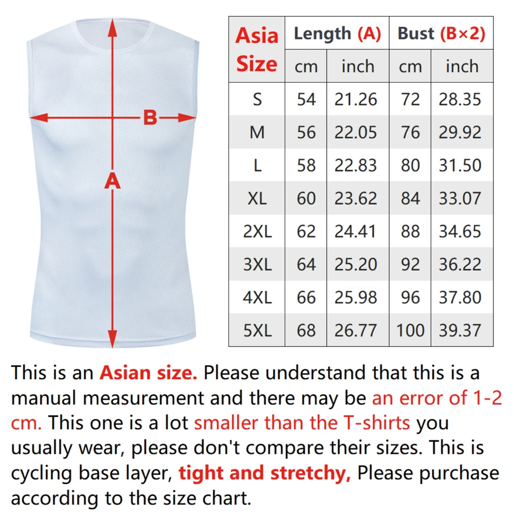 Cycling Base Layer Reflective Underwear White Cycling Jersey Sport Vest Men Undershirt Quick Dry Elastici Vest Road Bike Jersey - immagine 3
