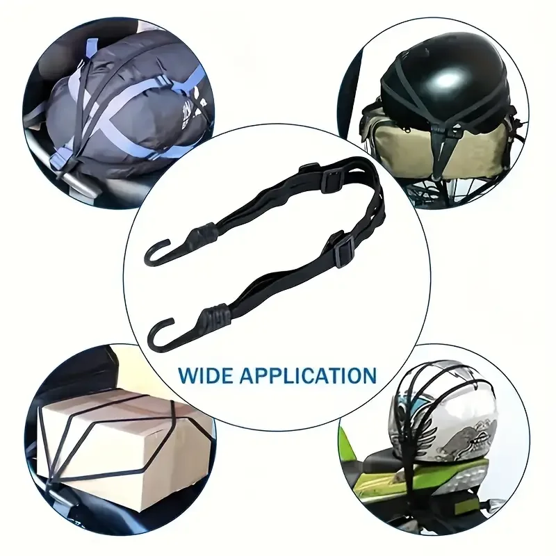 1Pc Motorcycle Elastic Suitcase with Safety Hook-Versatile Helmet Mesh Gear Transport Durable and Sleek for Daily Travel - immagine 2