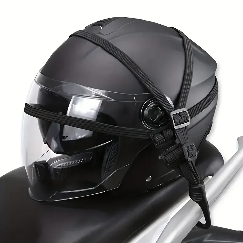1Pc Motorcycle Elastic Suitcase with Safety Hook-Versatile Helmet Mesh Gear Transport Durable and Sleek for Daily Travel - immagine 5