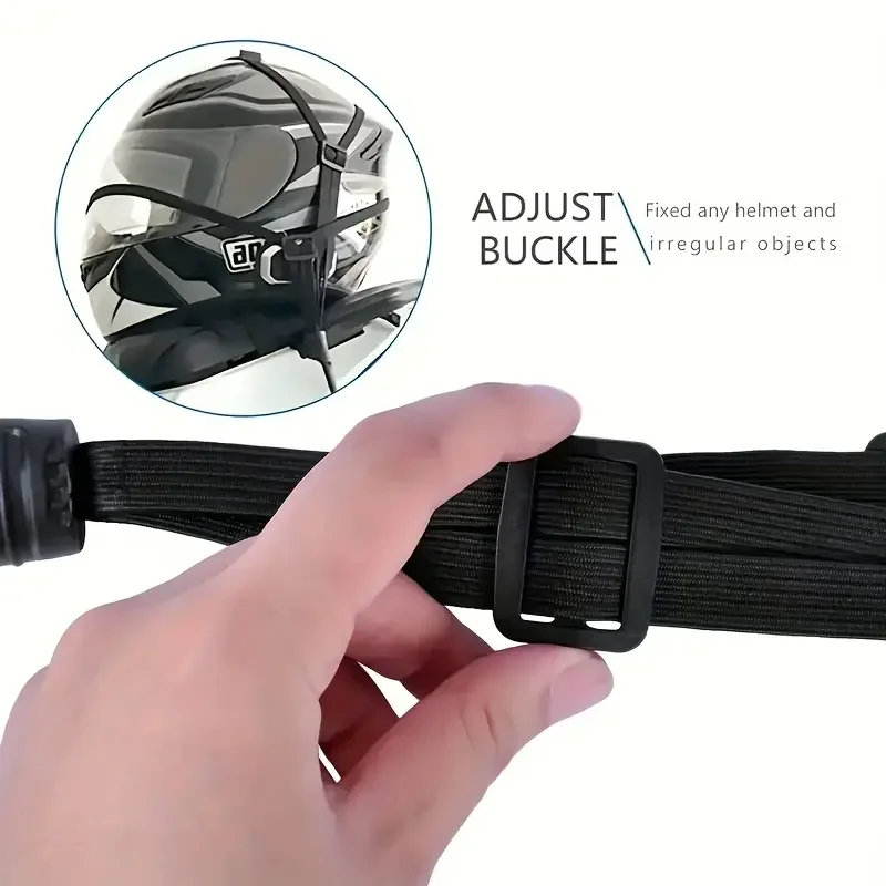 1Pc Motorcycle Elastic Suitcase with Safety Hook-Versatile Helmet Mesh Gear Transport Durable and Sleek for Daily Travel - immagine 4
